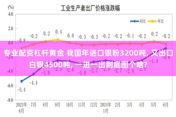 专业配资杠杆黄金 我国年进口银粉3200吨, 又出口白银4500吨, 一进一出到底图个啥?