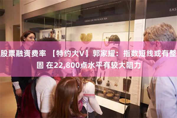 股票融资费率 【特约大V】郭家耀：指数短线或有整固 在22,800点水平有较大阻力