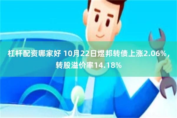 杠杆配资哪家好 10月22日煜邦转债上涨2.06%，转股溢价率14.18%