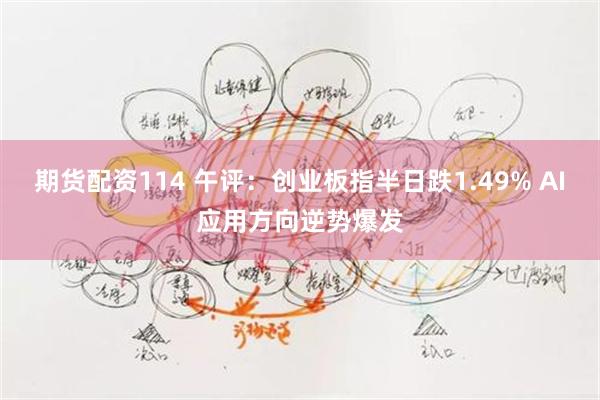 期货配资114 午评：创业板指半日跌1.49% AI应用方向逆势爆发