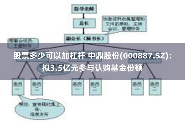 股票多少可以加杠杆 中鼎股份(000887.SZ)：拟3.5亿元参与认购基金份额